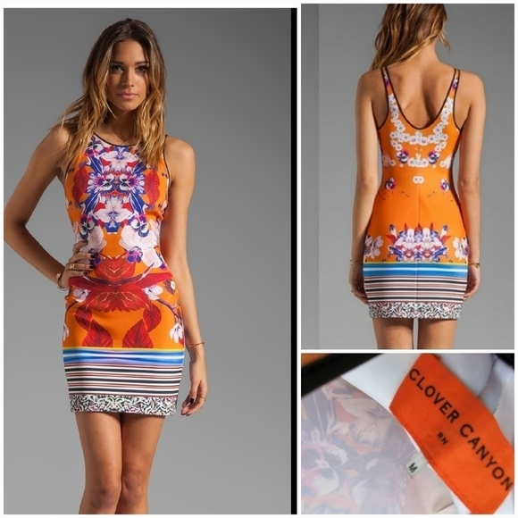 Prism Orchid Neoprene Dress in OrangeClover‎ Canyon - Picture 1 of 6